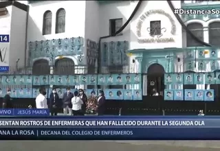 COVID-19: Rinden homenaje a enfermeras y enfermeros que fallecieron durante la pandemia 