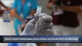 Sagasti anunció reprogramación de entrega de 37 millones de vacunas restantes de Sinopharm - Noticias de reprogramacion