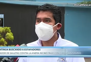 Creador de galletas contra la anemia espera que la Policía encuentre a personas que lo estafaron