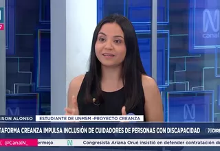 Creanza: Estudiantes de la UNMSM apoyan a cuidadores de personas con discapacidad