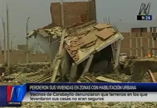 Crecida del Río Chillón destruyó casas de urbanización en construcción