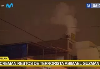 Creman los restos del genocida Abimael Guzmán