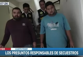 La historia de los presuntos responsables de secuestros