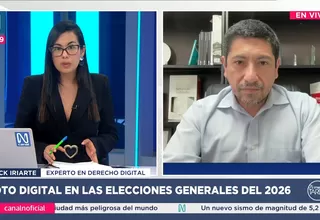 Erick Iriarte advierte que el voto digital no es viable aún