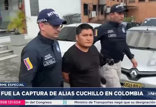 Capturan en Colombia a alias Cuchillo, acusado por crimen en mina de Pataz
