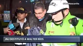Junta Nacional de Justicia destituye a Walter Ríos Montalvo - Noticias de walter-calderon