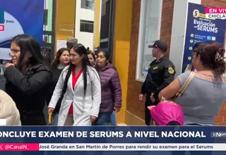 Concluyó examen de Serums a nivel nacional