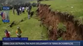 Cusco: 43 viviendas fueron afectadas por deslizamiento de tierras - Noticias de chumbivilcas