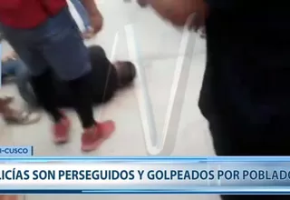 Cusco: Efectivos policiales fueron golpeados y retenidos tras enfrentamiento con centro poblado