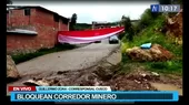 Cusco: Bloquean corredor minero de Chumbivilcas  - Noticias de corredor-minero