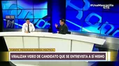 Cusco: Candidato al Parlamento se entrevistó a sí mismo en su programa televisivo - Noticias de entrevista