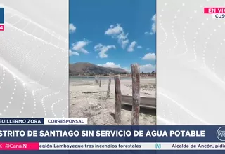 Cusco: Distrito de Santiago sin servicio de agua potable