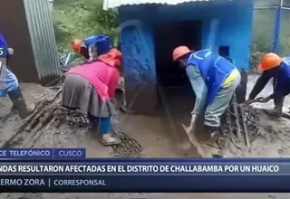 Cusco: huaico destruyó 15 viviendas en el distrito de Challabamba