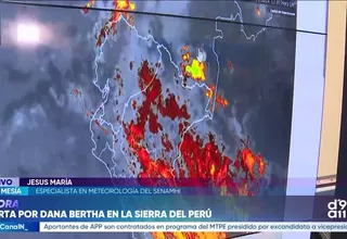 DANA Bertha generará lluvias, nieve y vientos fuertes en la sierra centro y sur