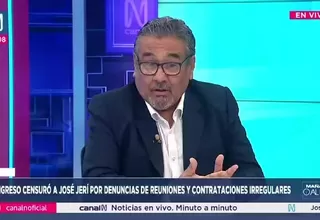 Daniel Hermoza afirma que falencias marcaron gestión de José Jerí en la presidencia