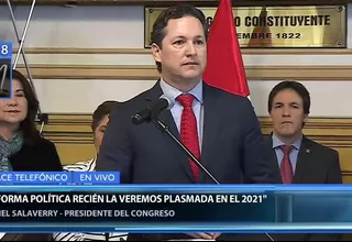 Daniel Salaverry: Reforma política sí es una prioridad