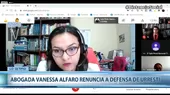 Daniel Urresti: Abogada renunció a defensa de candidato presidencial en caso Hugo Bustíos - Noticias de hugo-chavez-arevalo