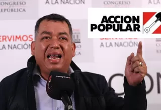 Darwin Espinoza: Acción Popular confirma su expulsión del partido
