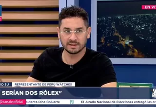 David Su sobre relojes Rolex de la presidenta: "Serían dos y valdrían 25 mil dólares"