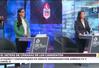 Debate definitivo: Así fue el detrás de cámaras de los candidatos