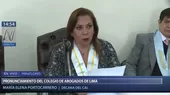 Decana del CAL: Hasta el momento no se ha remitido el escrutinio final - Noticias de Elena Iparraguirre