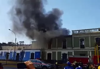 Declaran inhabitable casona de avenida Tacna tras incendio