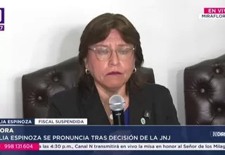 Delia Espinoza: JNJ desacata fallo y busca destituirme ilegalmente