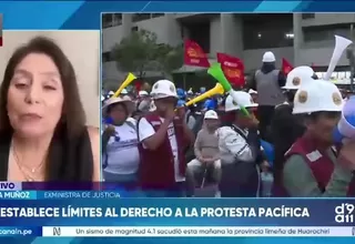 Delia Muñoz afirma que el TC brinda reglas claras para el ejercicio del derecho a la protesta