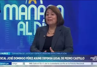 Delia Muñoz sobre José Domingo Pérez: “Yo no sé si esto ratifica o no sus inclinaciones políticas”