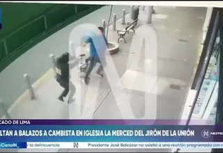 Delincuente armado caminó dos cuadras tras asalto en iglesia La Merced