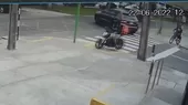 Delincuente en moto roba celulares a dos personas  - Noticias de robo