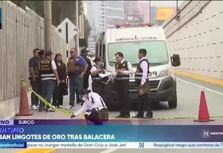 Surco: Delincuentes interceptan vehículo que trasladaba una mochila con lingotes de oro rumbo al aeropuerto