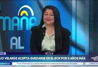 Denisse Miralles destaca continuidad de Julio Velarde y proyecta mayor confianza para atraer inversiones