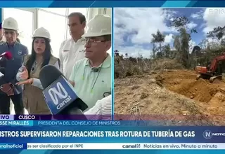 PCM informa aumento de suministro de gas durante reparación del ducto en Cusco