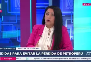 Denisse Miralles: Hemos tomado la decisión de salvar Petroperu