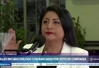 Denisse Miralles iniciará ronda de diálogo con el Congreso