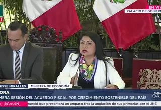 Denisse Miralles presenta tres ejes del acuerdo fiscal nacional