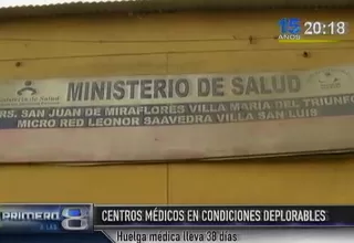 Denuncian que centros de salud se encuentran en condiciones deplorables