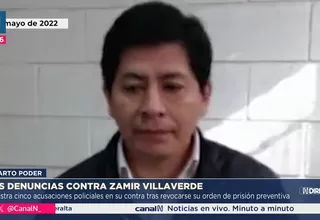 Las denuncias contra Zamir Villaverde