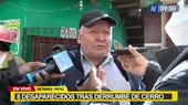 Derrumbe en Pataz: Adulto mayor busca a seis de sus familiares desaparecidos  - Noticias de derrumbe
