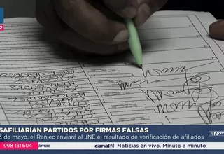 Desafiliarían partidos por firmas falsas