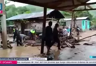 Desborde en Satipo inunda 20 viviendas