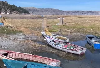 Descenso del nivel del Lago Titicaca afecta captación de agua