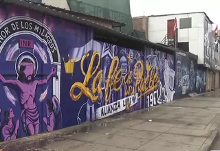 Desconocidos atacan mural cerca del estadio de Alianza Lima