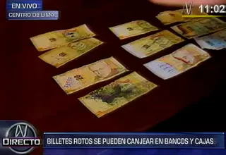 Desde ahora cualquier banco podrá cambiar billetes deteriorados 