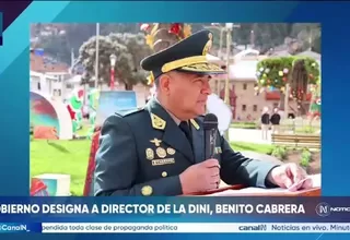 Designan a Benito Cabrera como nuevo jefe de la DINI