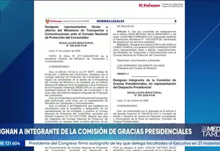 Designan a César Muriche en la Comisión de Gracias Presidenciales