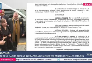 Designan a Patricia Benavides en Segunda Fiscalía Suprema Penal