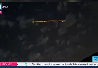 Detectan la caída de un meteorito o basura espacial