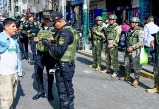 Día 20 del estado de emergencia: Se han realizado 1206 operativos y 504 intervenciones en zonas con declaratoria